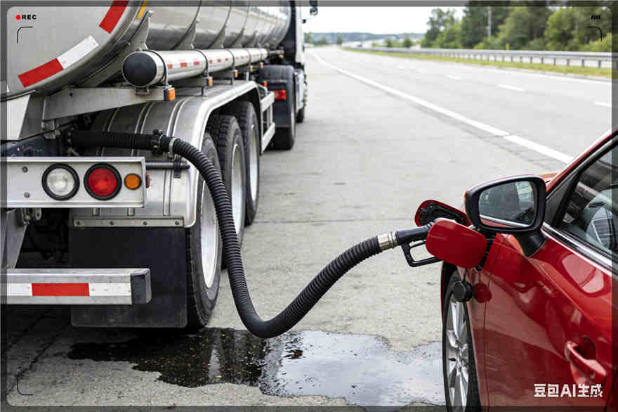 临泉汽车救援送水案例